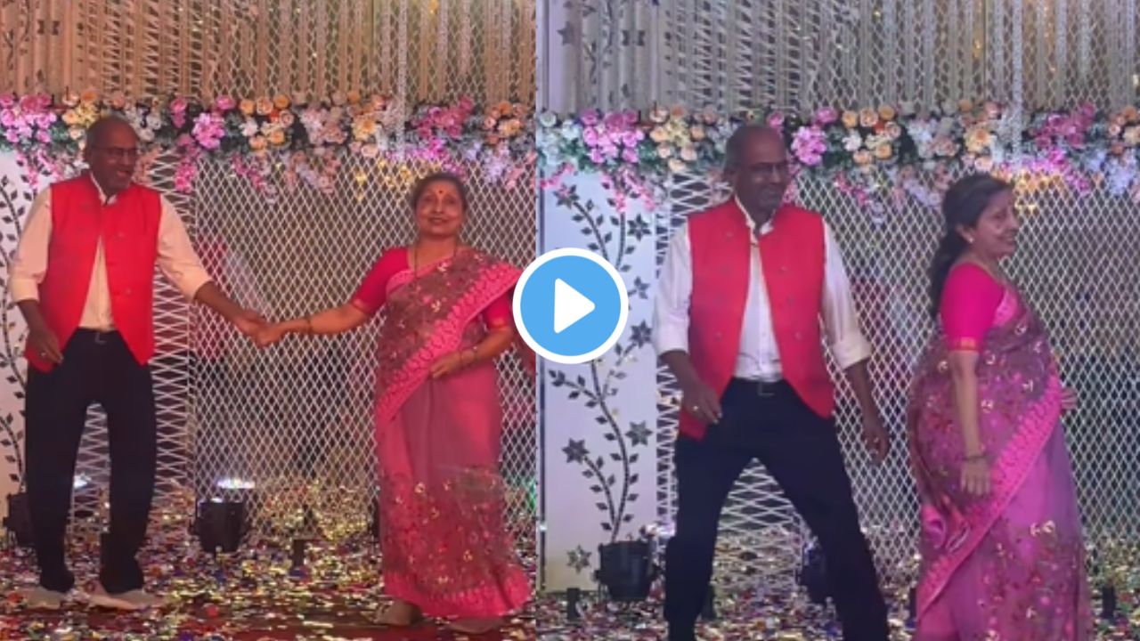 Viral Video Of Gulabi Sadi Song